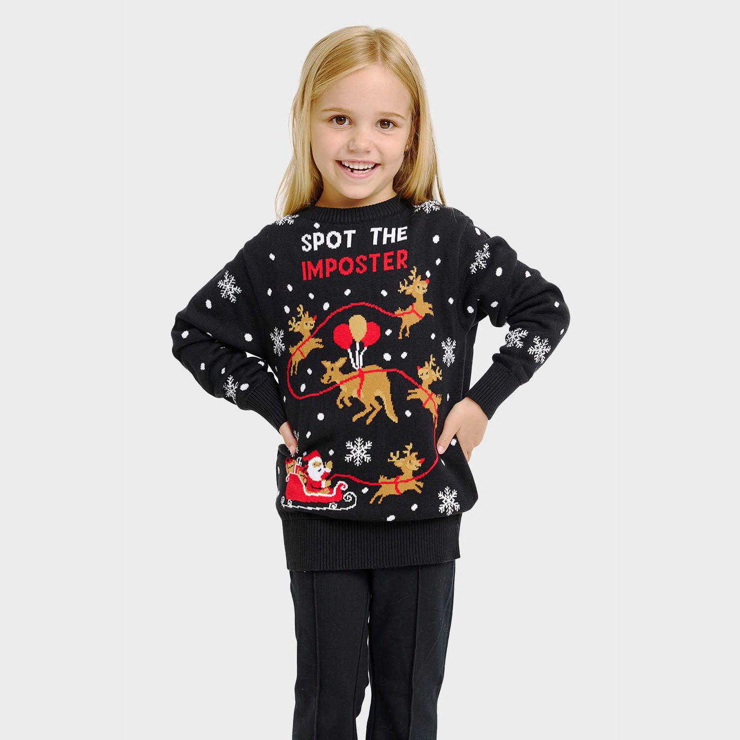 Imposter julesweater - Barn.